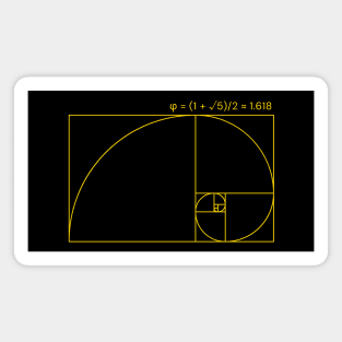 Fibonacci Golden Ratio Magnet